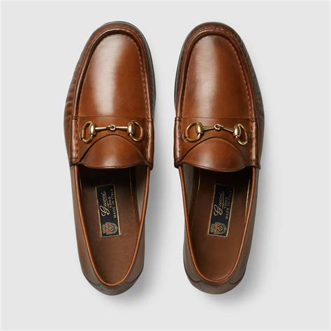 gucci 1953 horsebit leather loafer brown